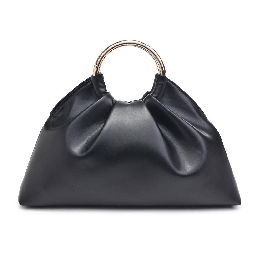 Black Vegan Leather Handbag