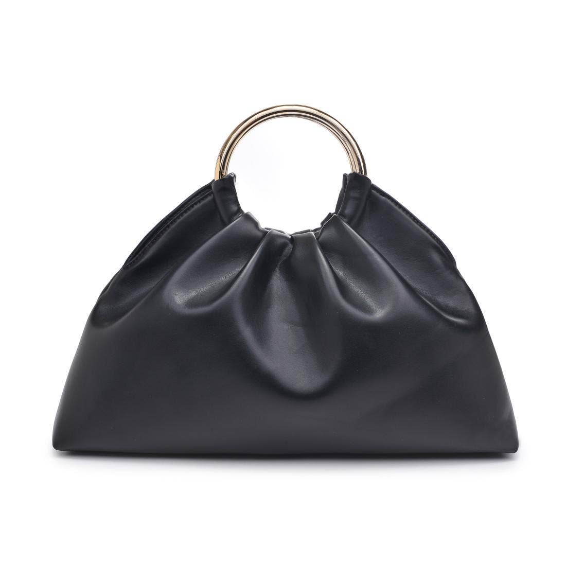 Black Vegan Leather Handbag