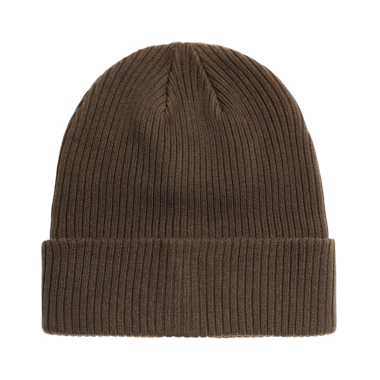 Dark Brown Cotton Knitted Beanie