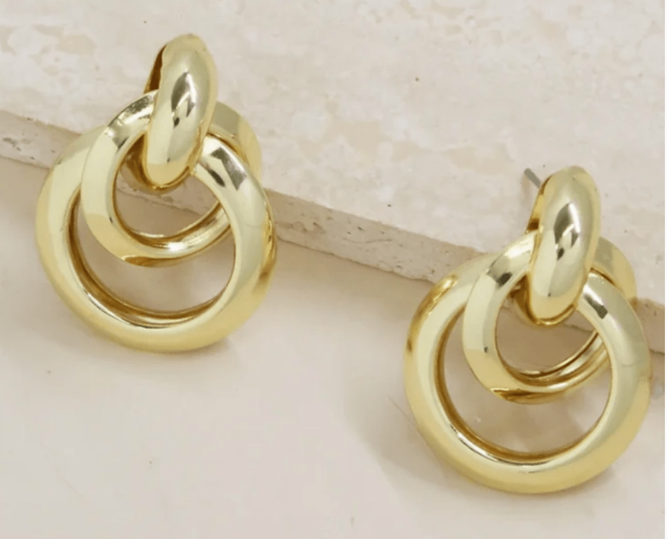 Door Knocker Hoop Earring. the Classic Hoop Earrings