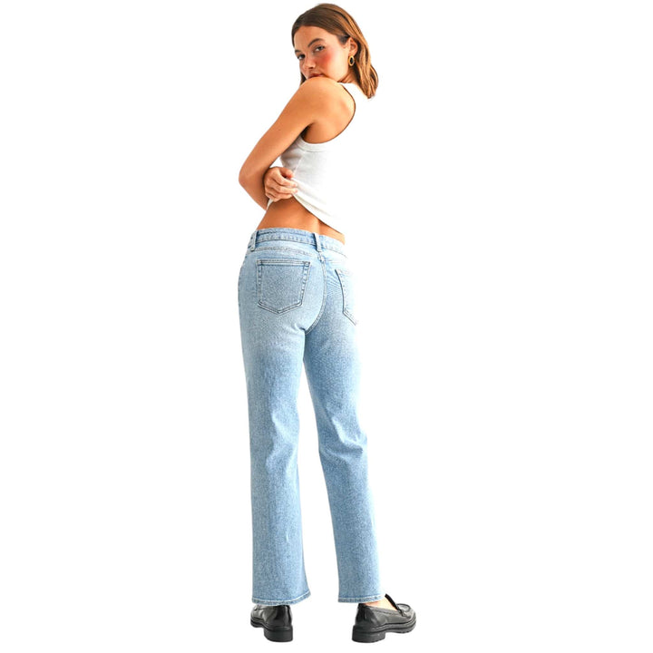 Light Straight Leg Jeans