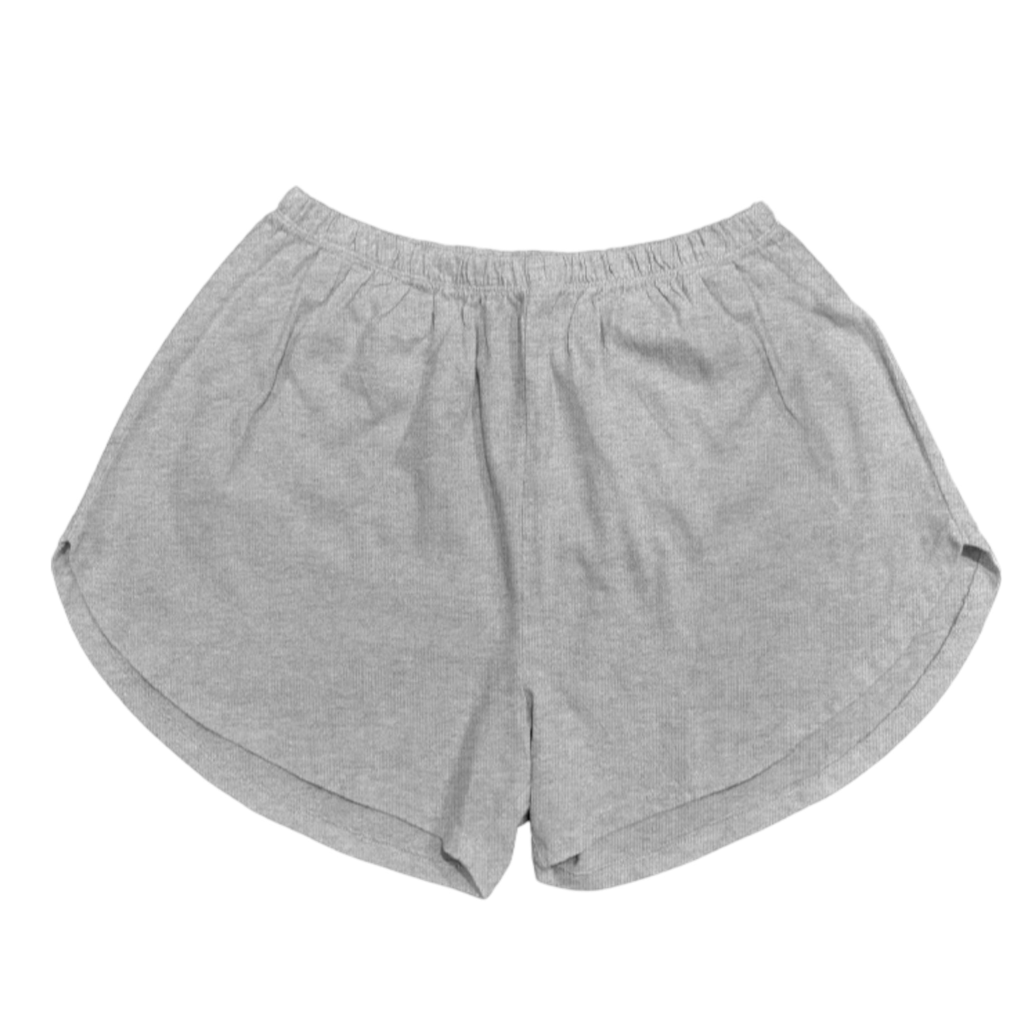 ショートパンツ SEAGULL 03/SHORTS/COTTON OXFORD  GRAY Heather Grey soft Cotton Mineral Washed Dolphin Shorts – BOLT