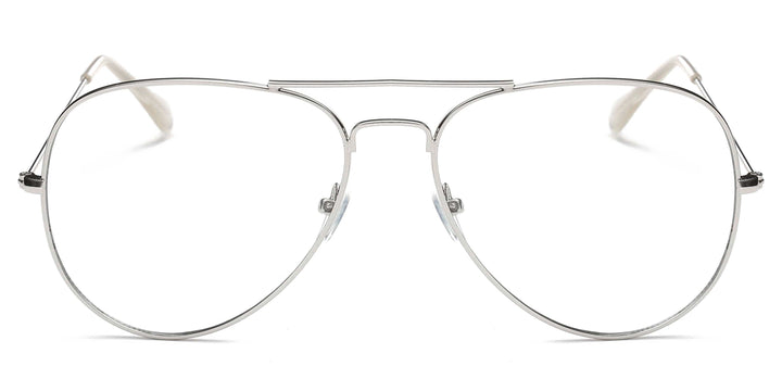 Aviator Anti Blue Light Blocker Glasses in Silver and Gold
