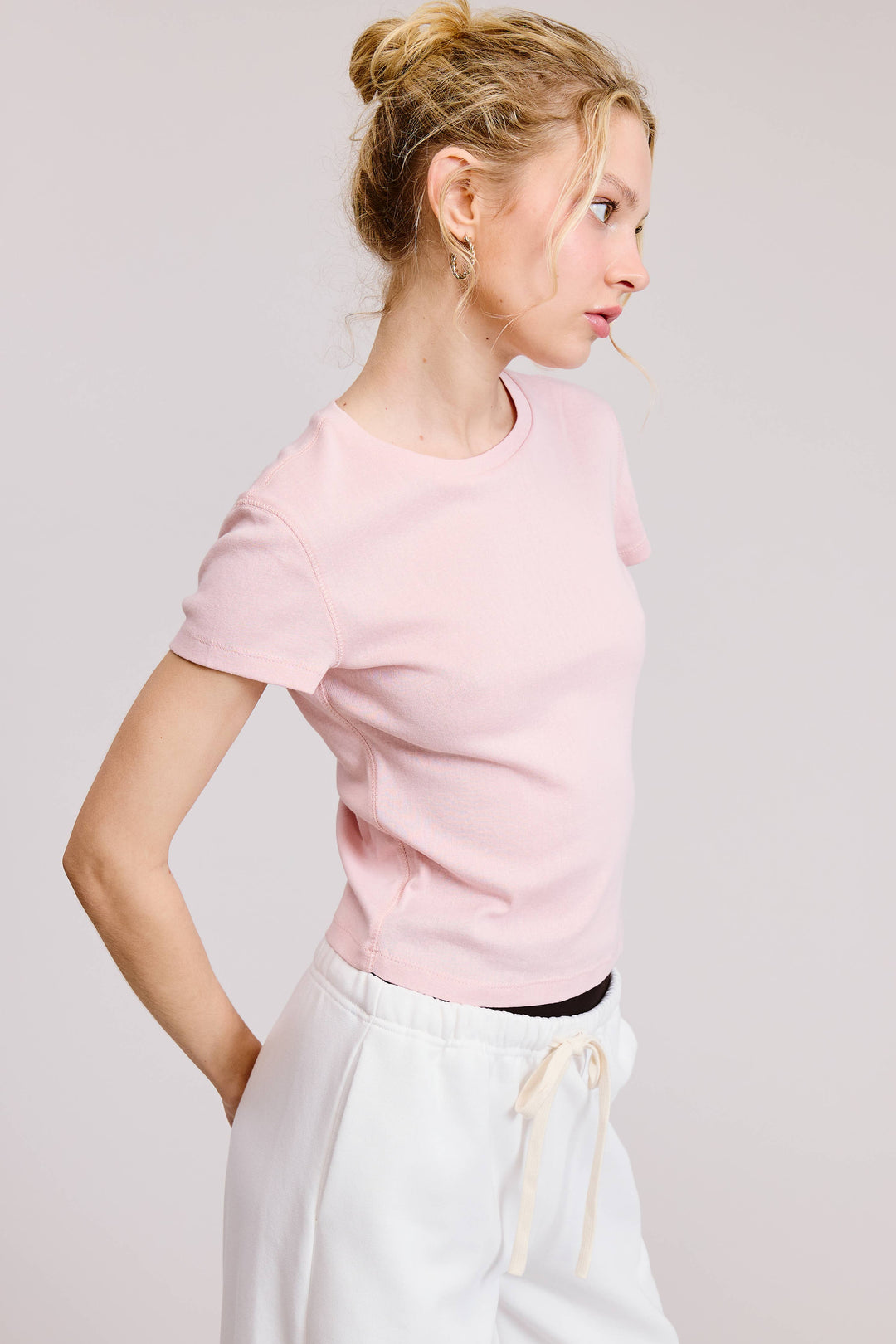 Baby Pink Short Sleeve Baby Tee