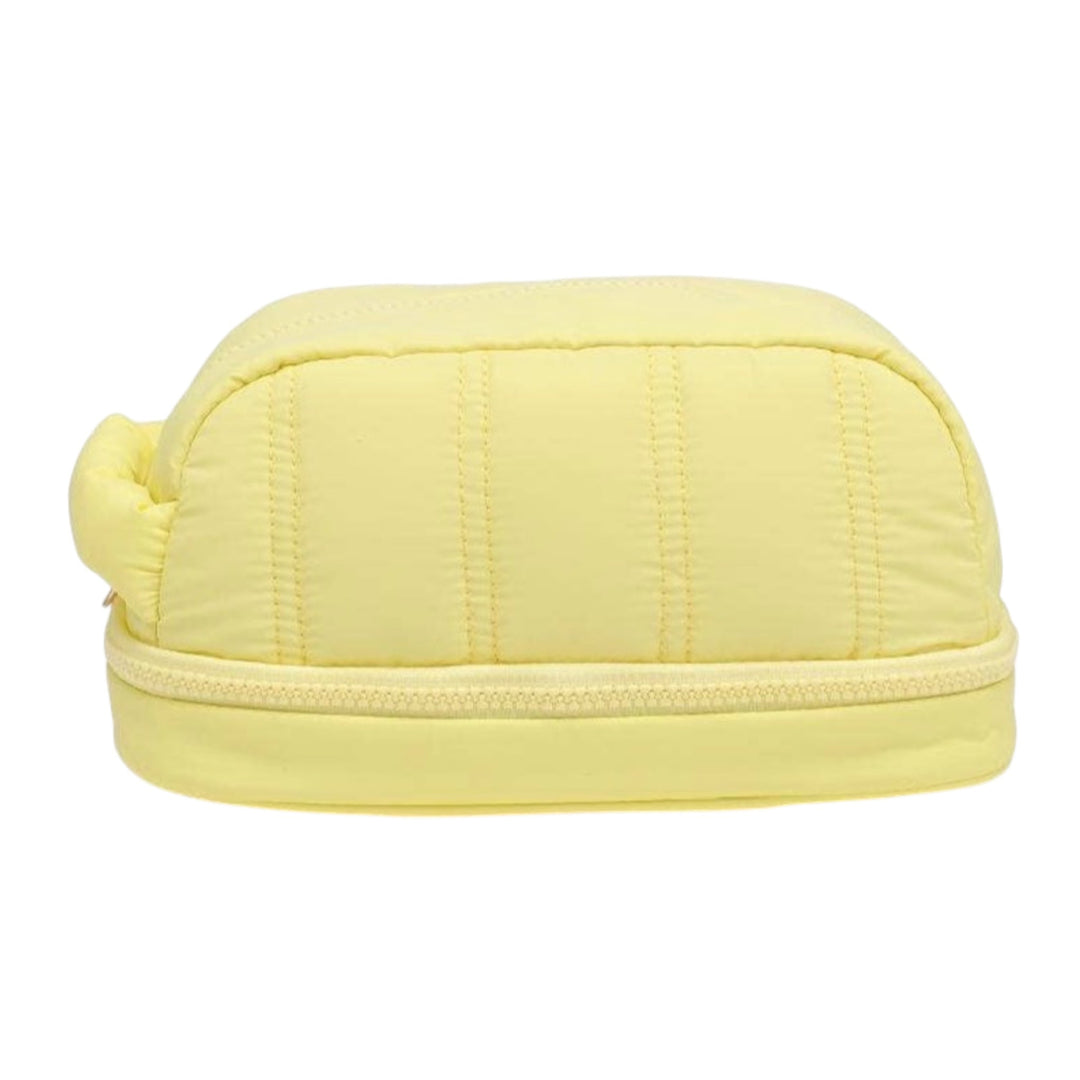 Butter Yellow Nylon Dopp Kit