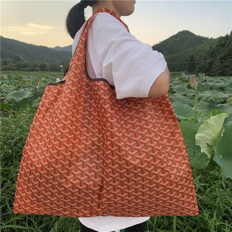 Medium Reusable Shopping Bag With Print