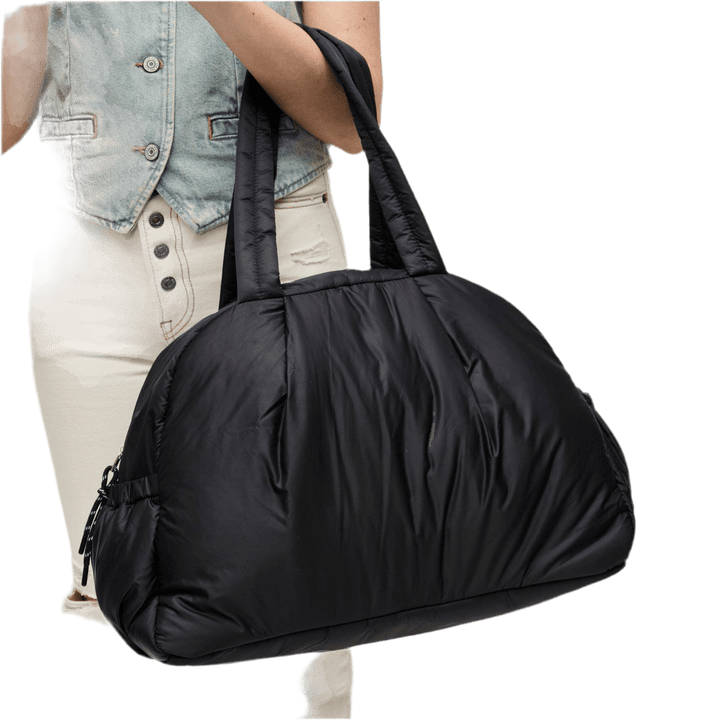 Nylon Dome Bag in Black