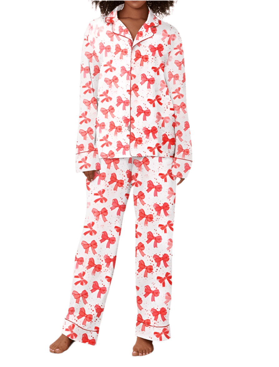 Bow Two-Piece Loungewear Set