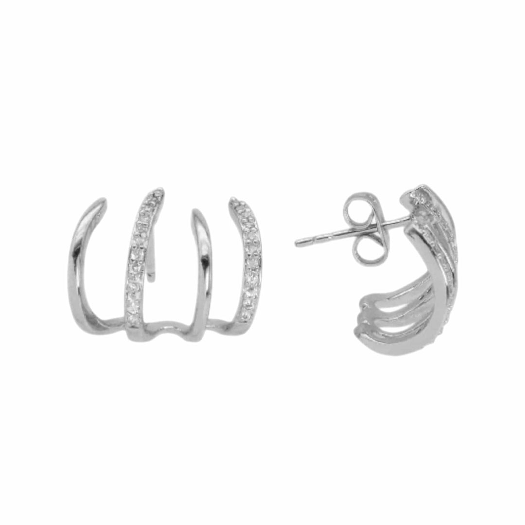 Silver Claw Earrings