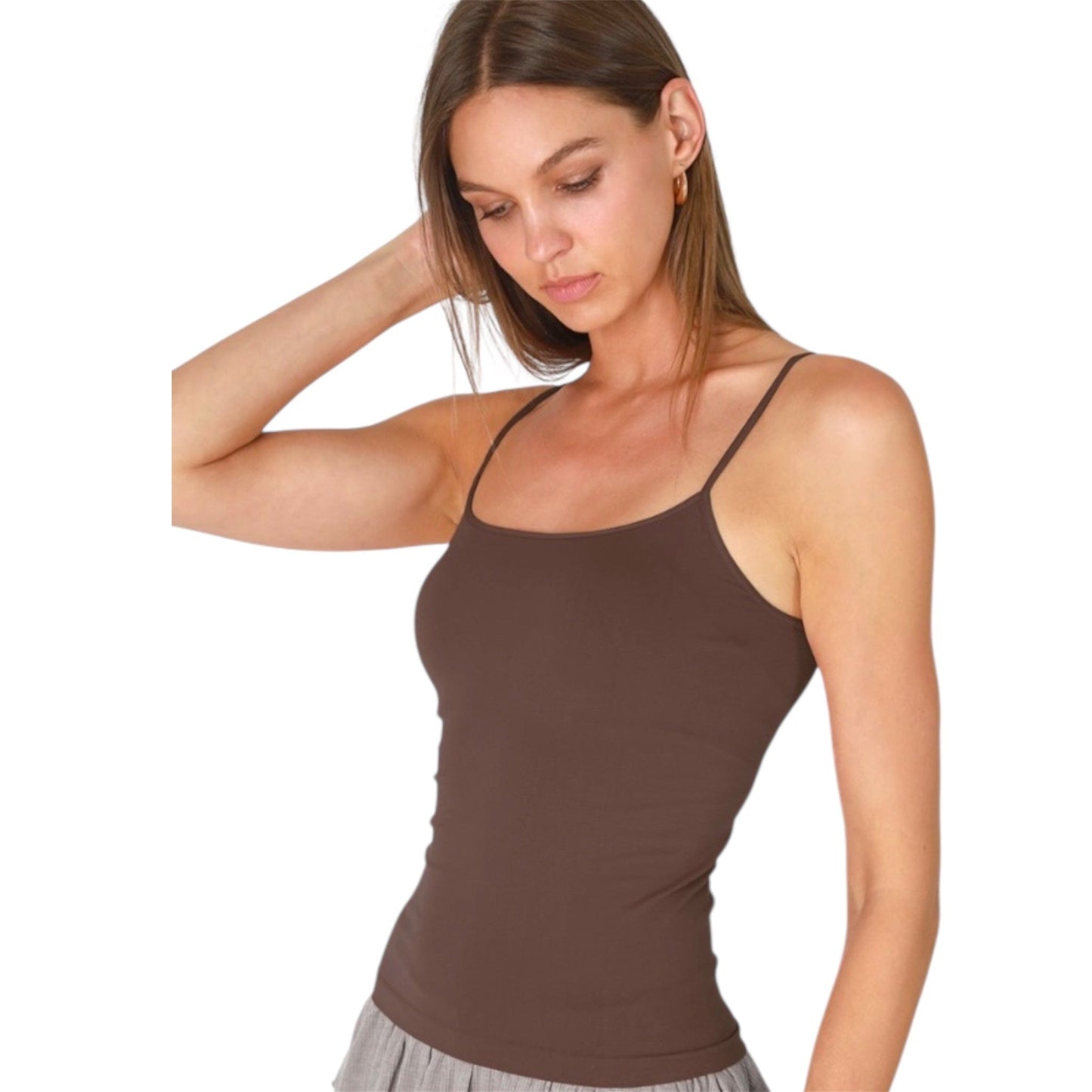 Brown Seamless Camisole