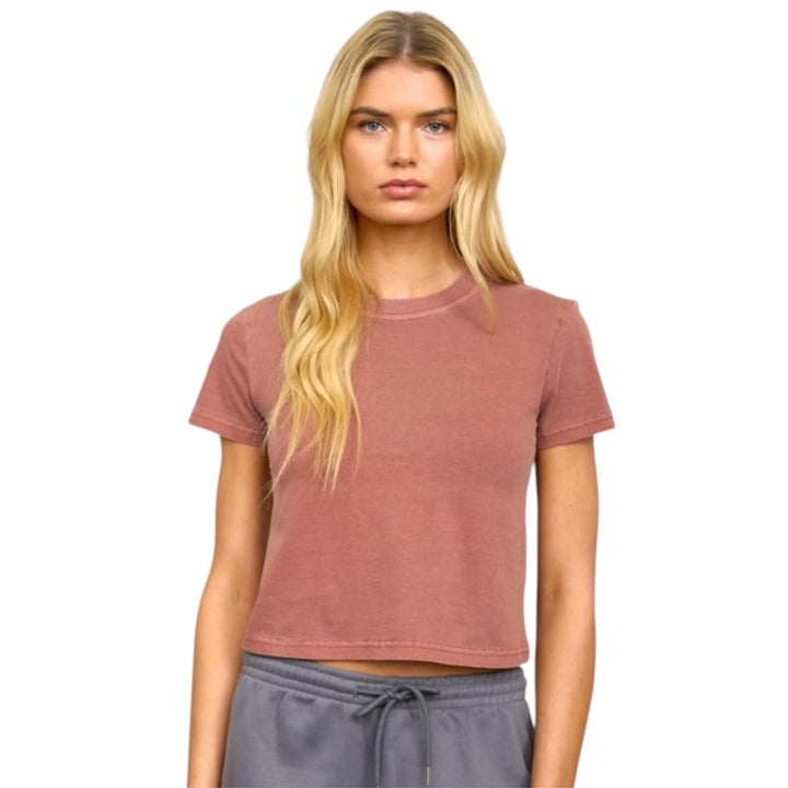 Terracotta Washed Short Sleeve T-Shirt