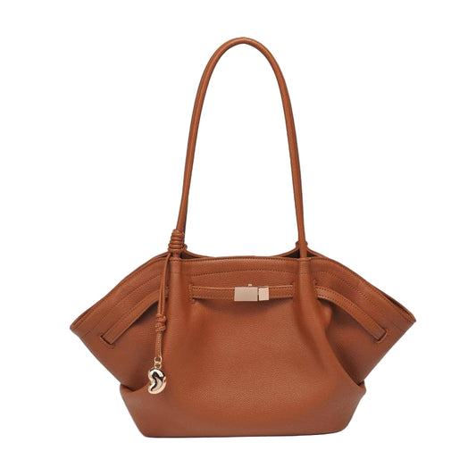 Tan Monroe Satchel Handbag