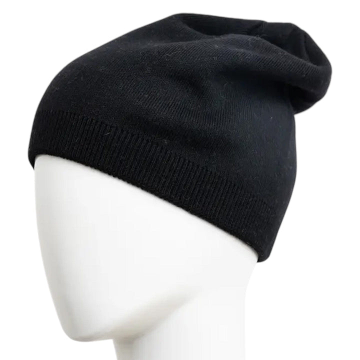 The Perfect Slouchy Beanie available in Black and Rust