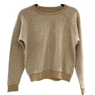 Cement Inside Out Fleece Crew Neck Sweatshirt