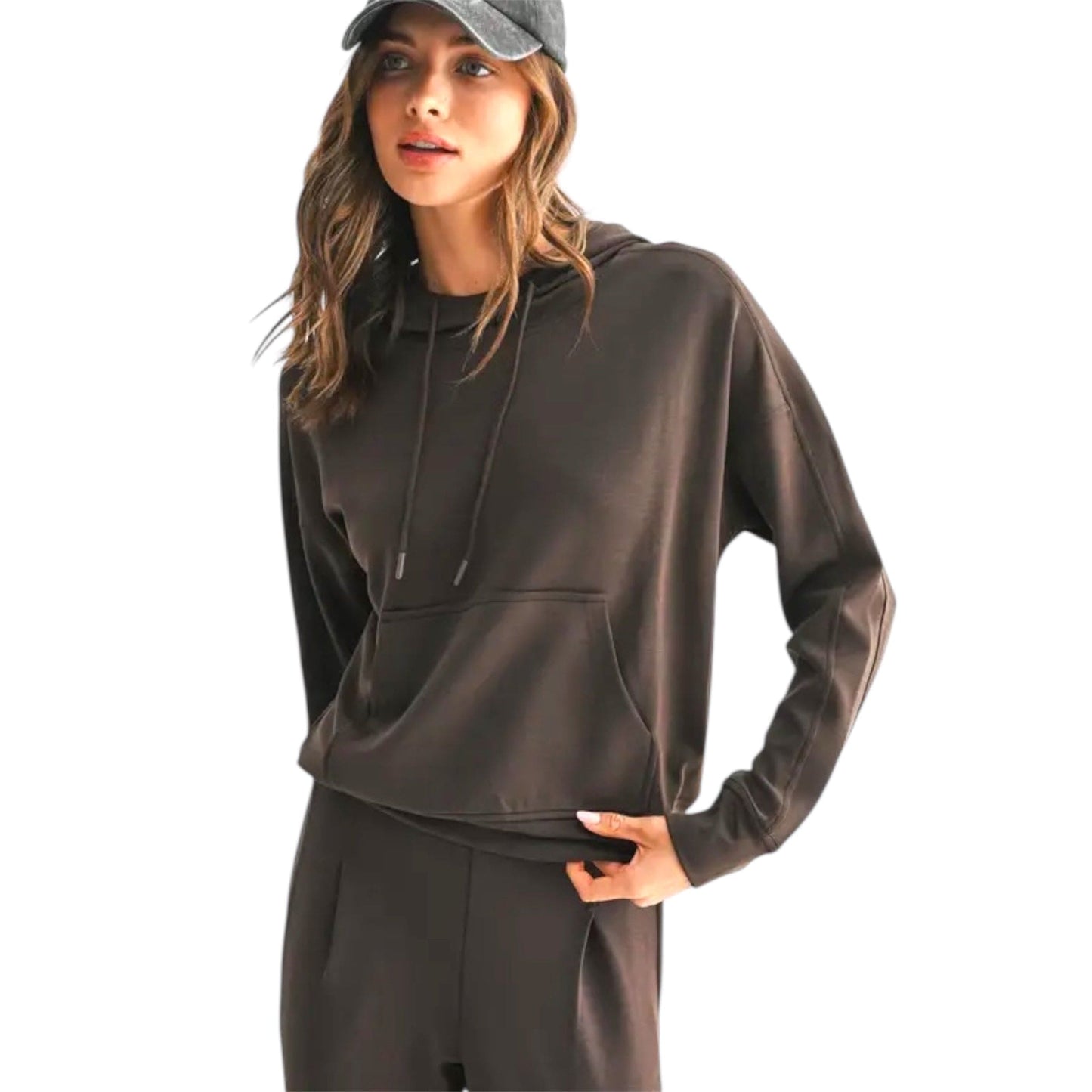 Ultra Soft Brown Pullover Sweatshirt