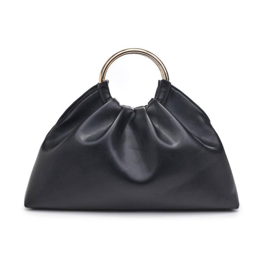 Black Vegan Leather Handbag