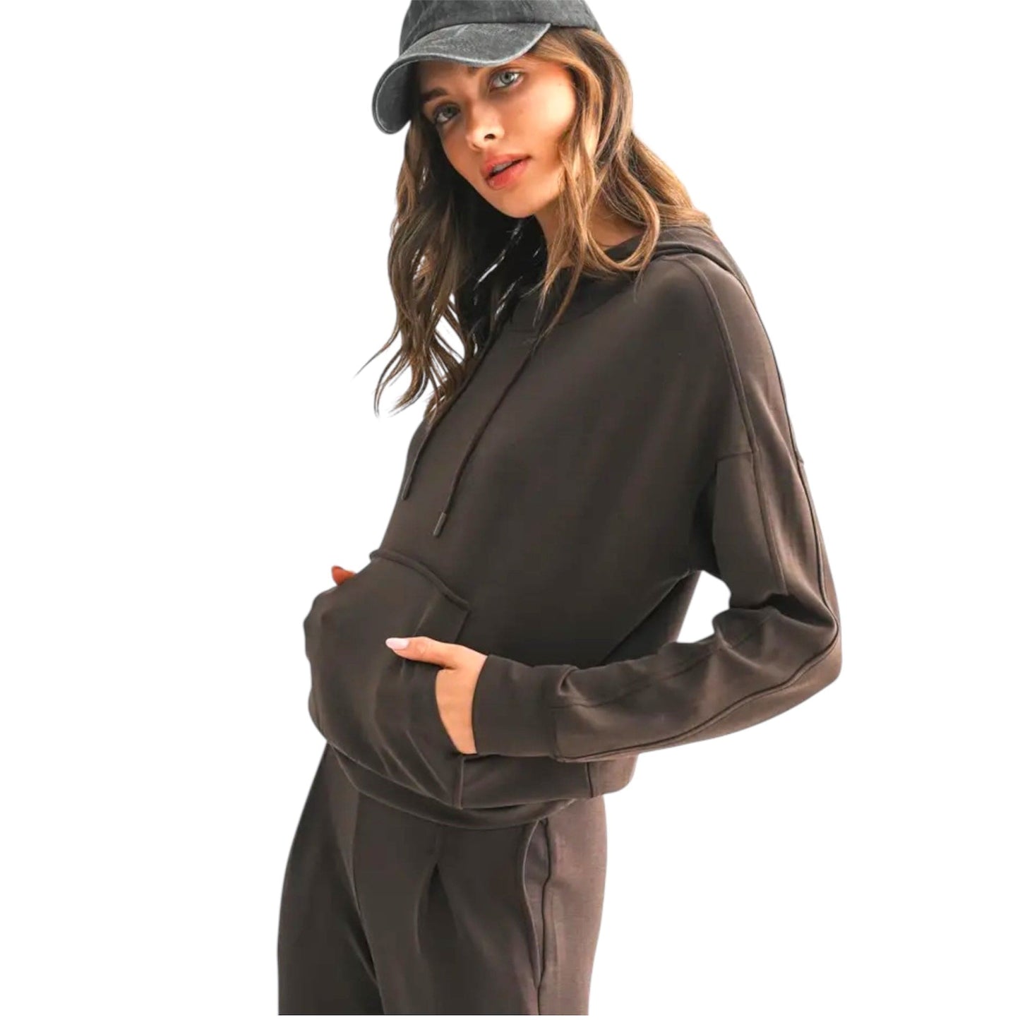 Ultra Soft Brown Pullover Sweatshirt