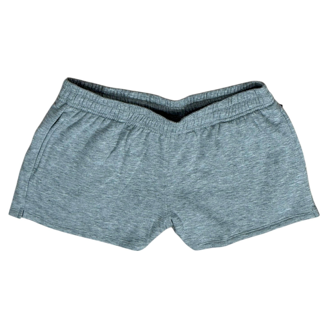 Cloud Brushed Grey Shorts with Inner Drawstring