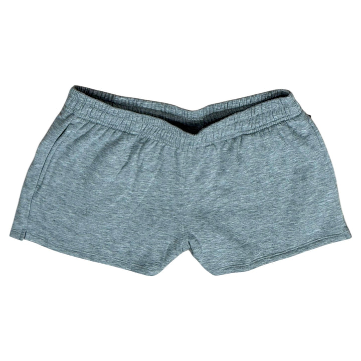 Cloud Brushed Grey Shorts with Inner Drawstring