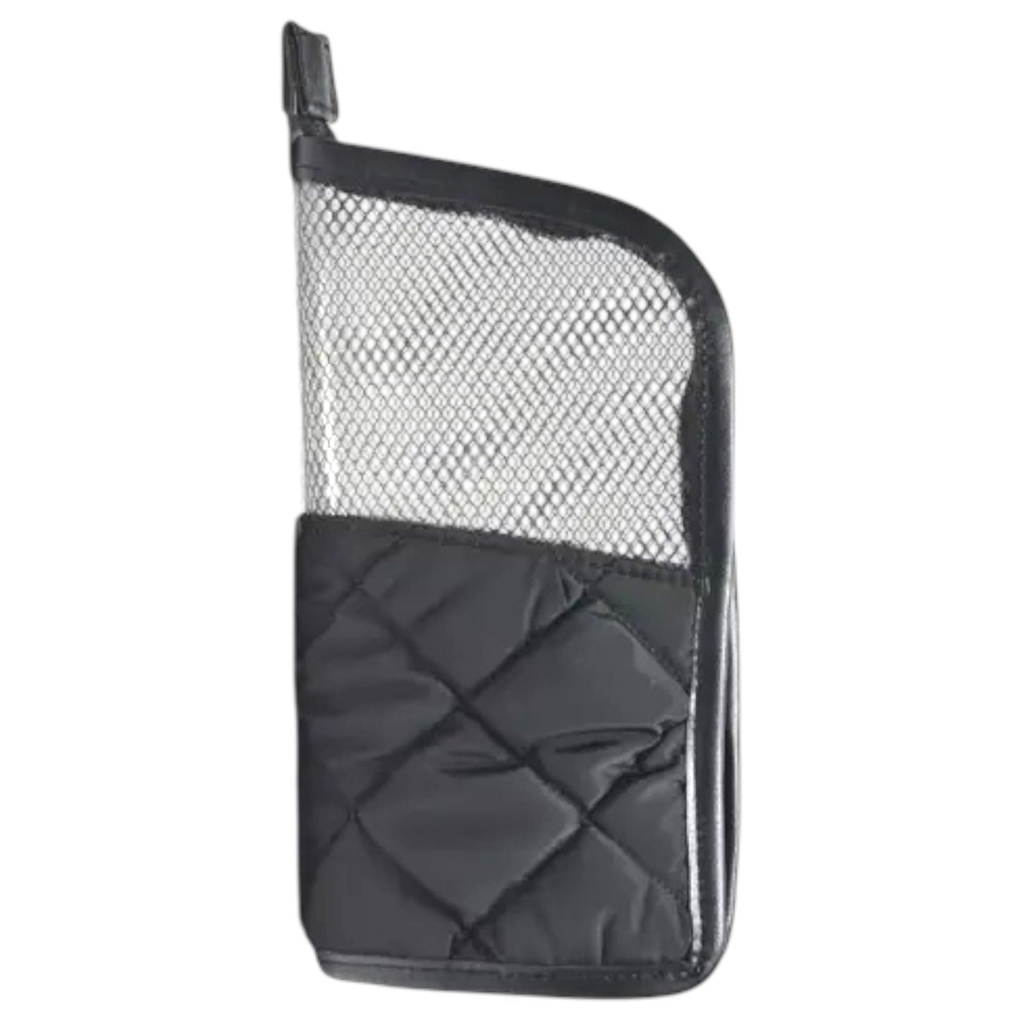 Black Quilted Nylon Makeup Brush Holder