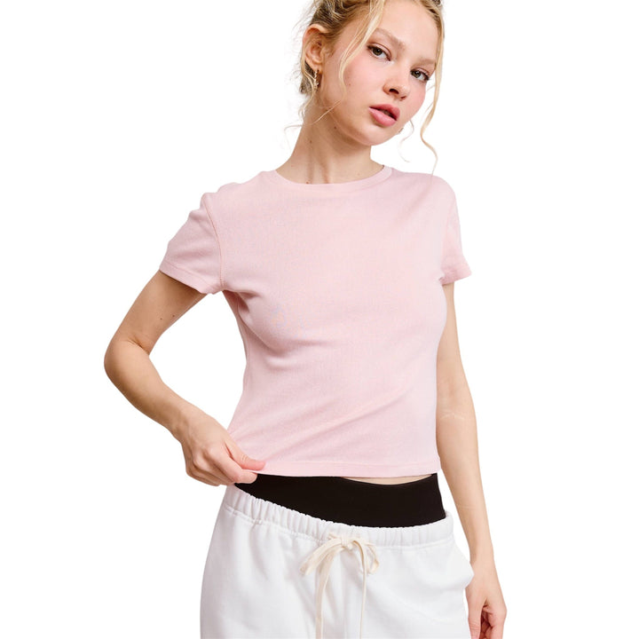 Baby Pink Short Sleeve Baby Tee