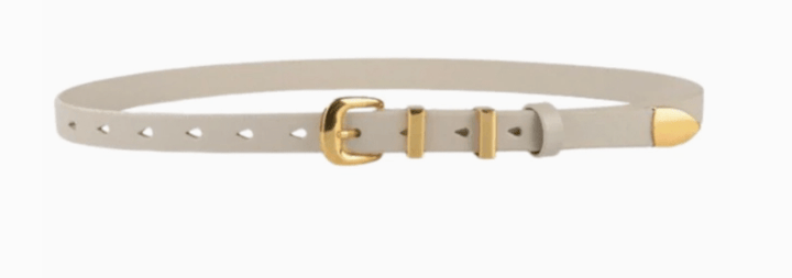 Sleek and Chic Vegan Leather Belt Available in Black, Brown and White