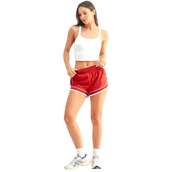 Red/White Dolphin Shorts