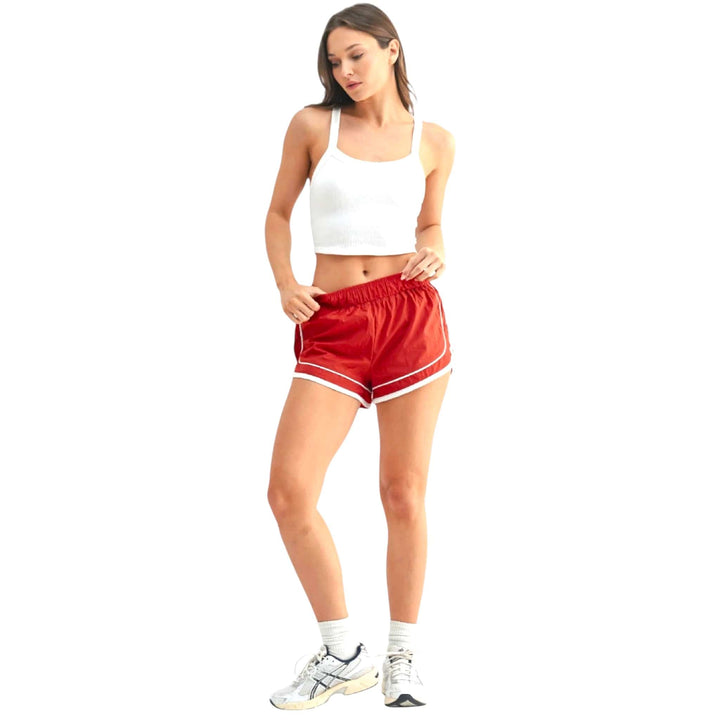 Red/White Dolphin Shorts