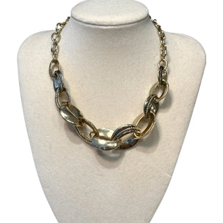 Vintage Mixed Metal Chunky Chain Necklace