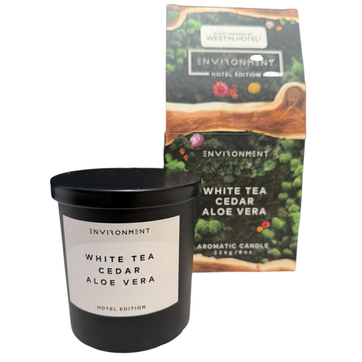 8oz Inspired By Westin Hotel® Candle with Lid and Box White
