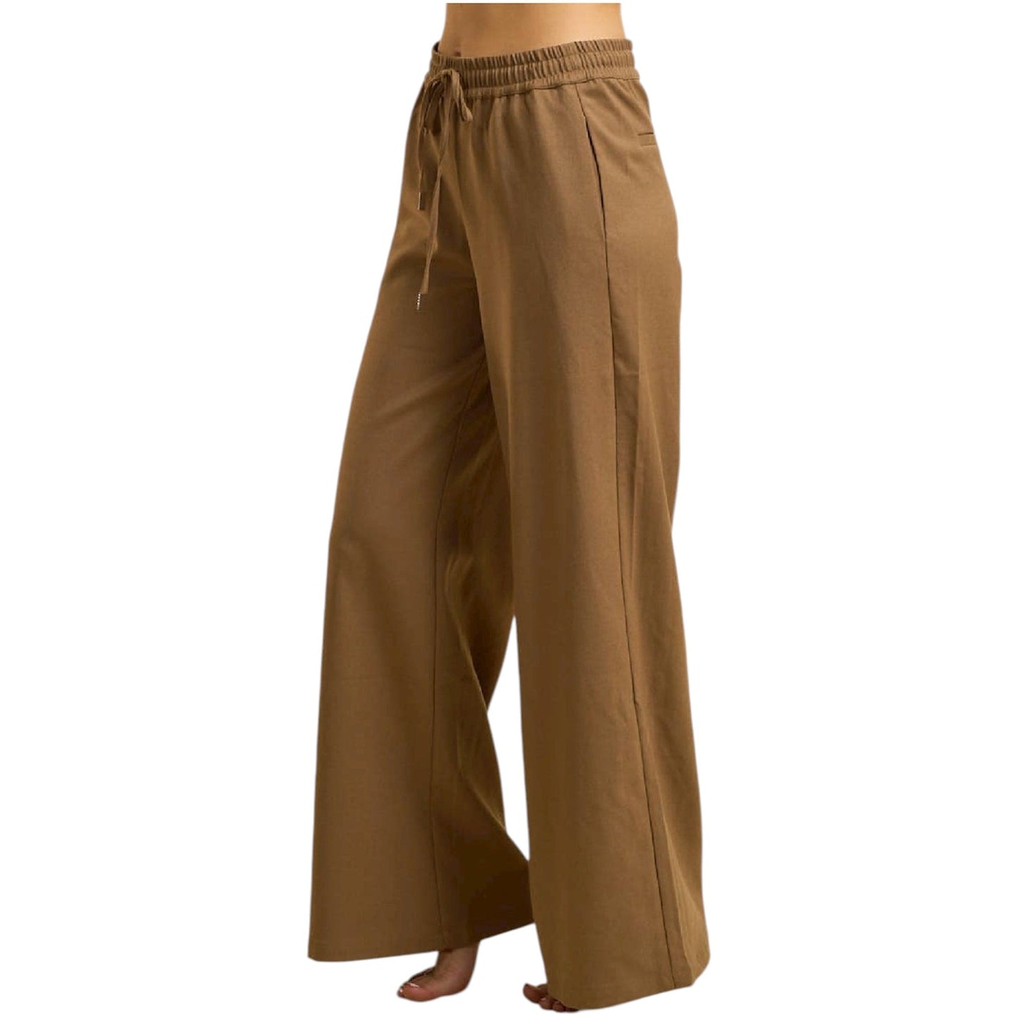 Brown Wide Leg Lounge Pants