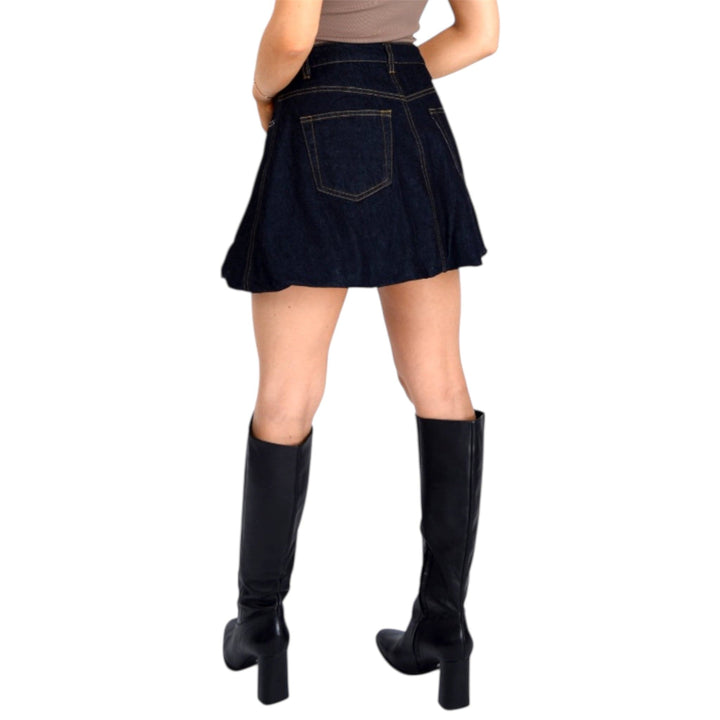 Dark Denim Mini Skirt