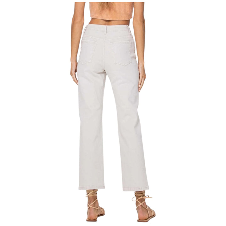 90's Vintage Crop Straight Jeans