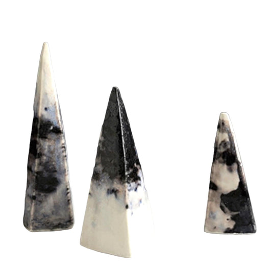 Large and Medium Geo Ring Holder in Nebula