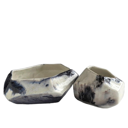 Medium Stone Bowl in Glacier