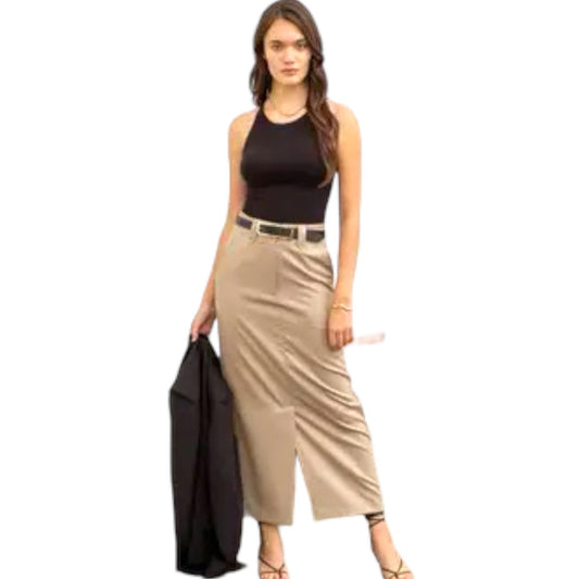 Solid Round Neck Knit Tank