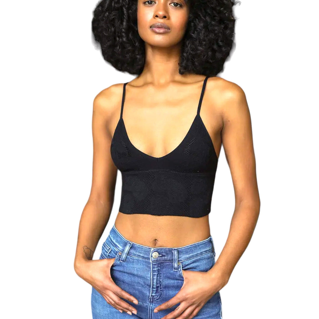 Seamless Padded V Neck Brami