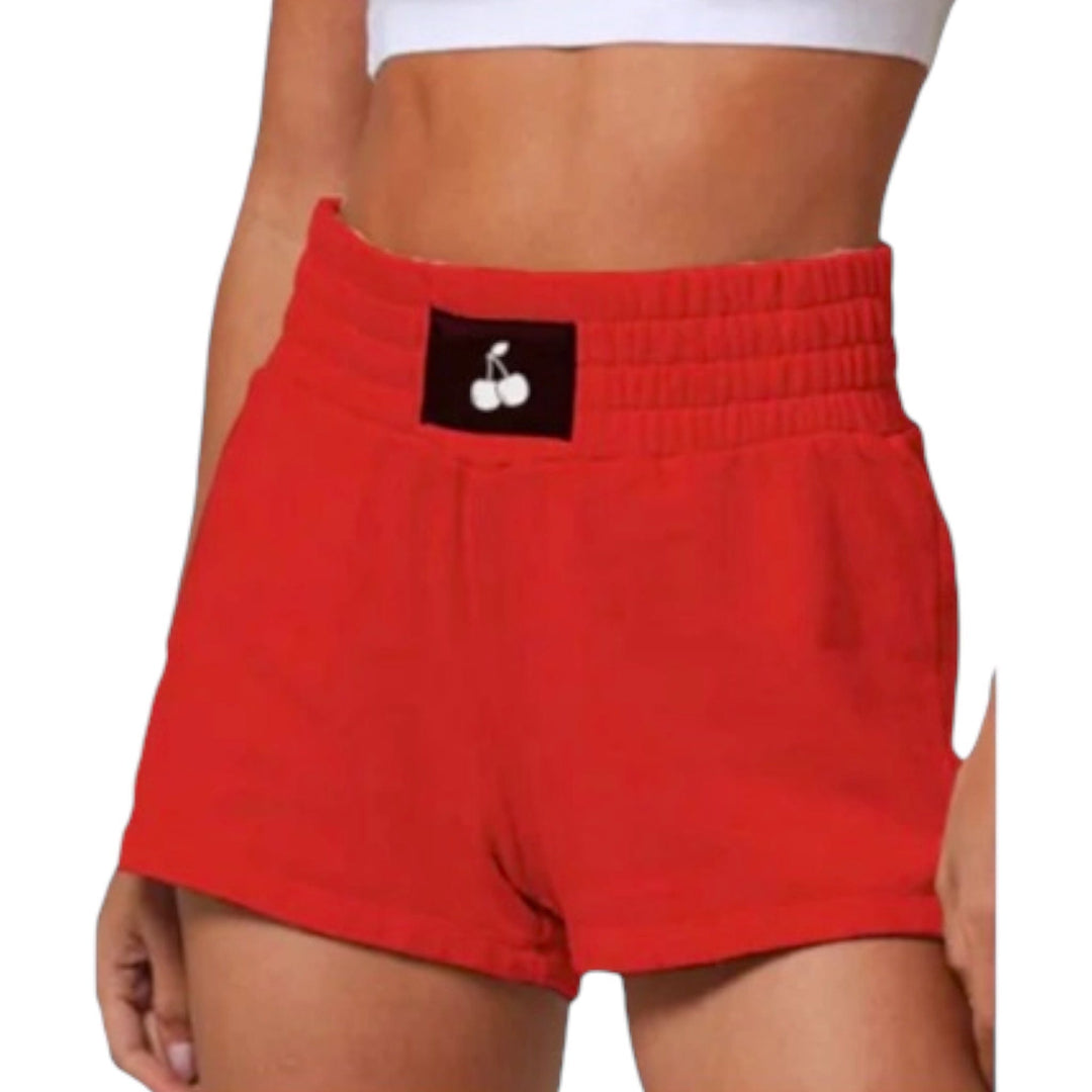 Red Prince Peter boxing shorts with Cherries