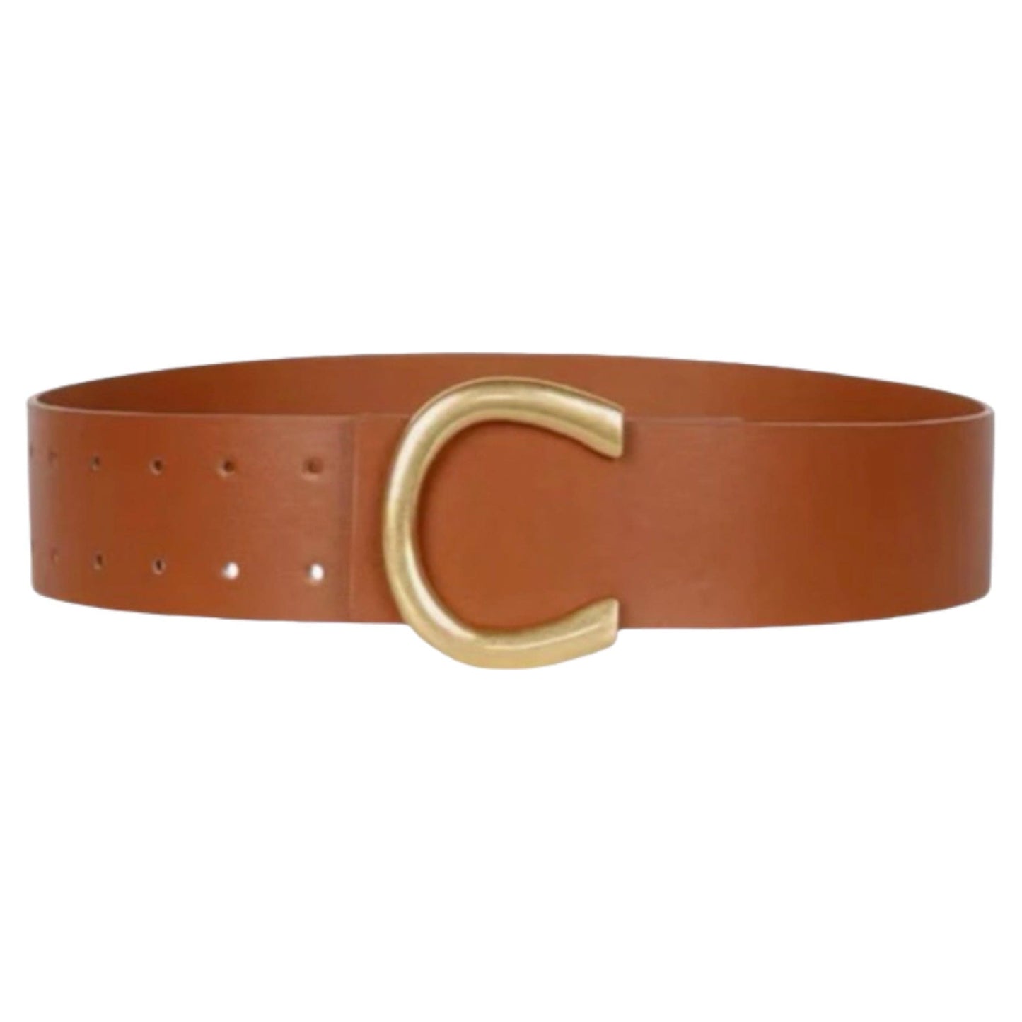 Horseshoe Belt in Brown