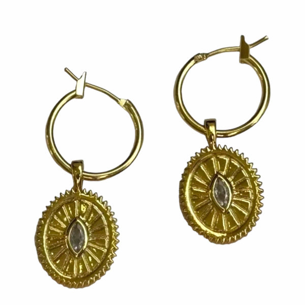 Rhyme Hoop Earrings