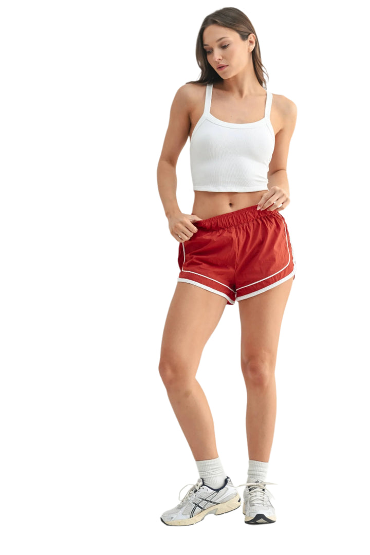 Red/White Dolphin Shorts