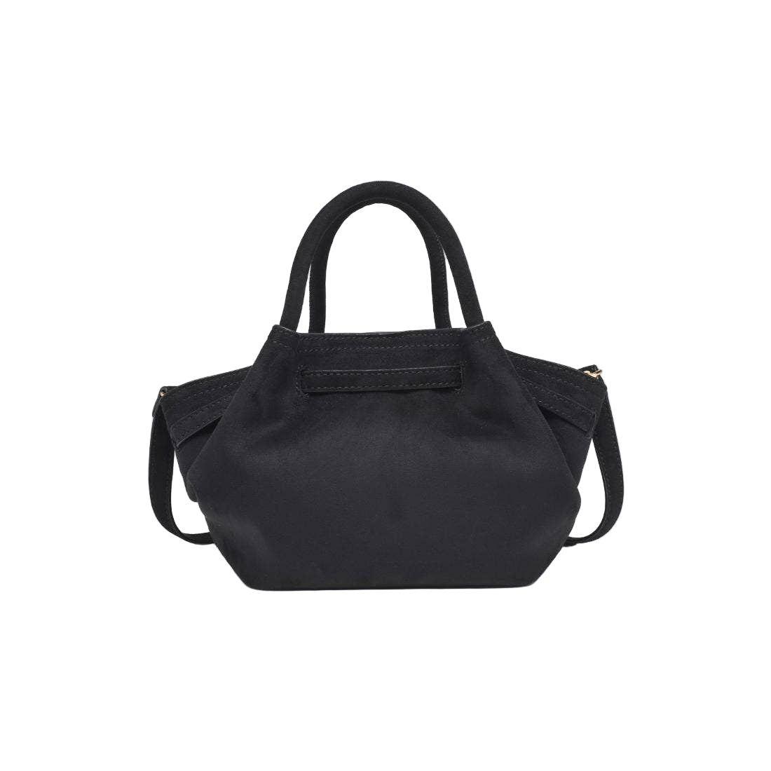 Black Mini Vegan Leather Crossbody Purse