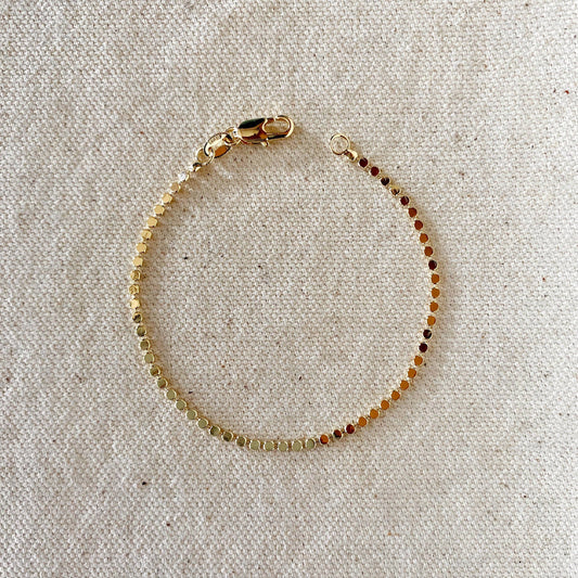 Dot Ball Bracelet 2mm Wide