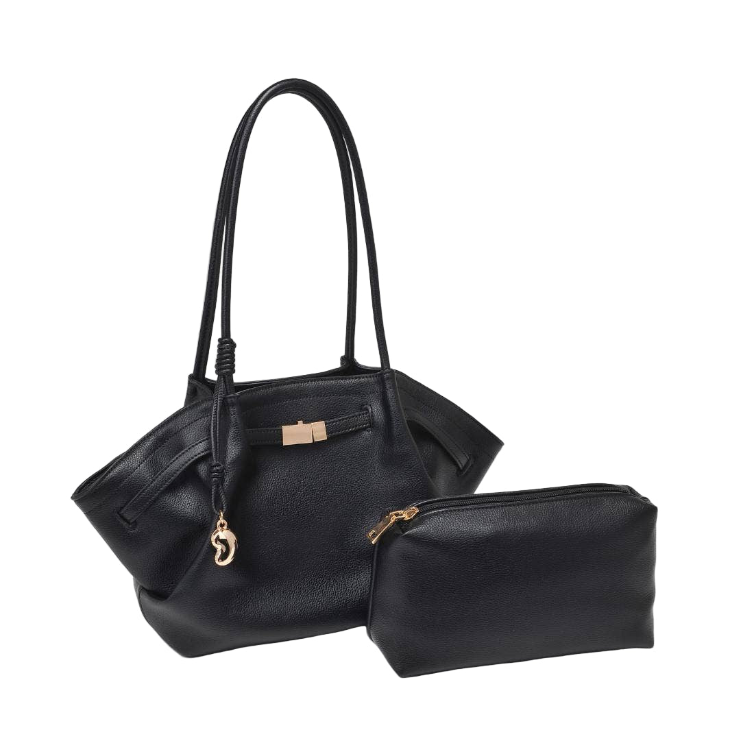 Black Monroe Satchel Handbag