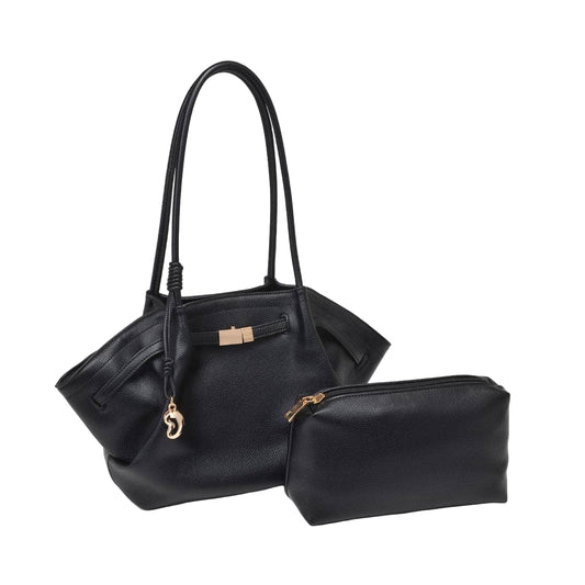 Black Monroe Satchel Handbag