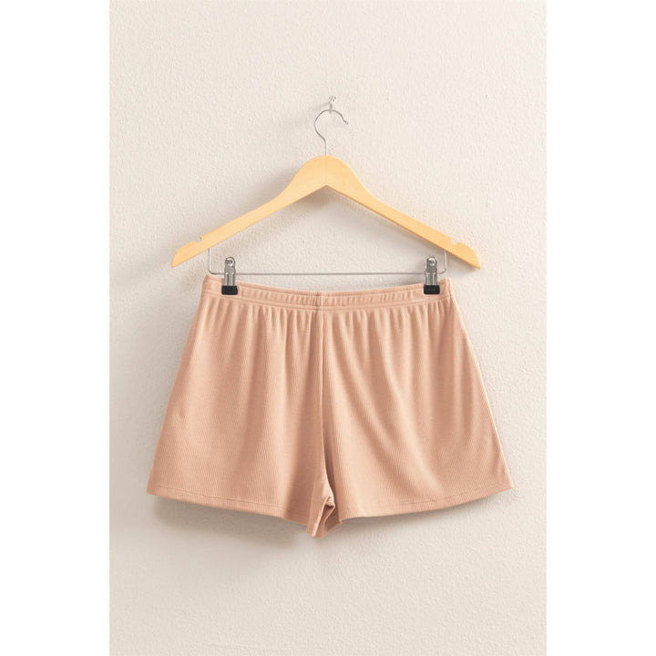 Dark Taupe Waffle Shorts
