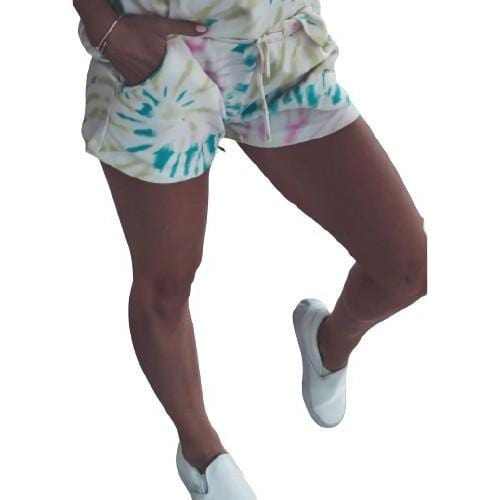 Tie Dye french terry shorts
