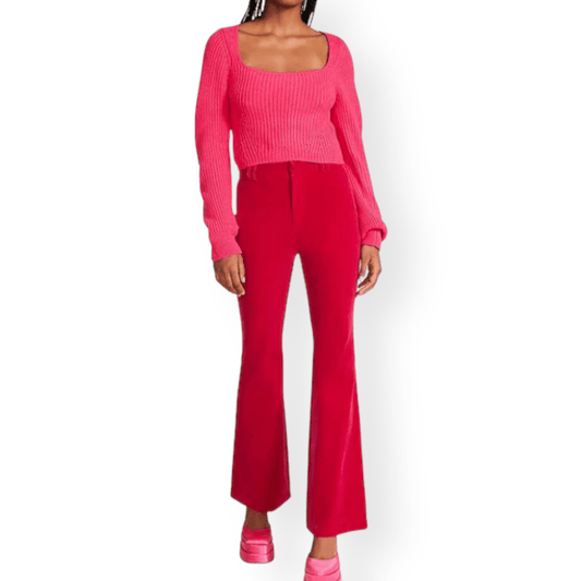 BB Dakota by Steve Madden Kia Square Neck Long Sleeve Sweater